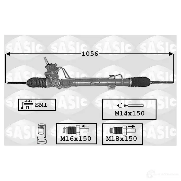 Рулевая рейка SASIC 2137765 3F UCK 3660872367235 7006169 изображение 0