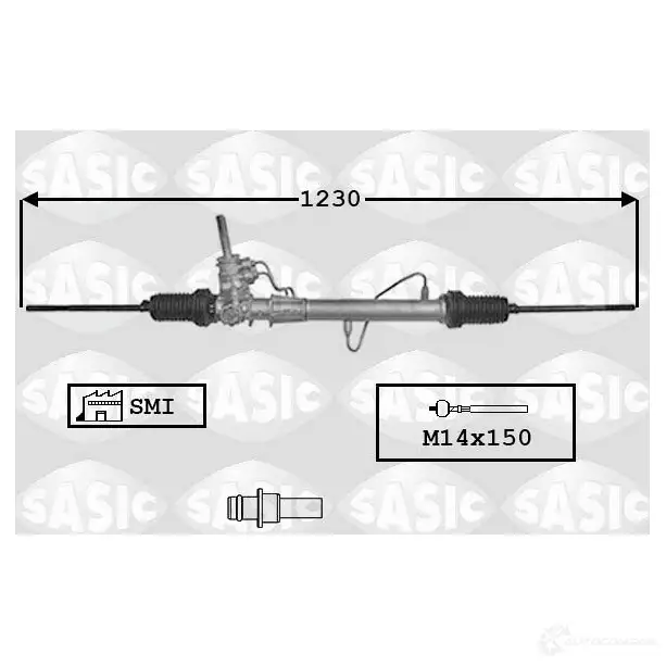 Рулевая рейка SASIC CRW 607 2137942 7174023 3660872388360 изображение 0