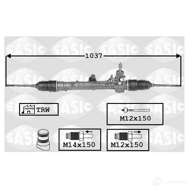 Рулевая рейка SASIC 2137958 3660872376923 7176014 C DIQYKS