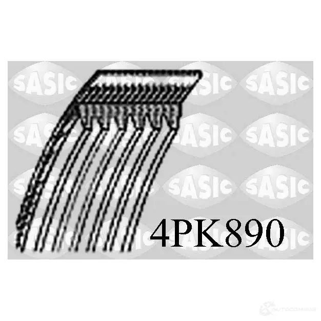 Приводной ремень поликлиновой SASIC SFY8PN 4 PK890 4PK890 1424758213 изображение 0