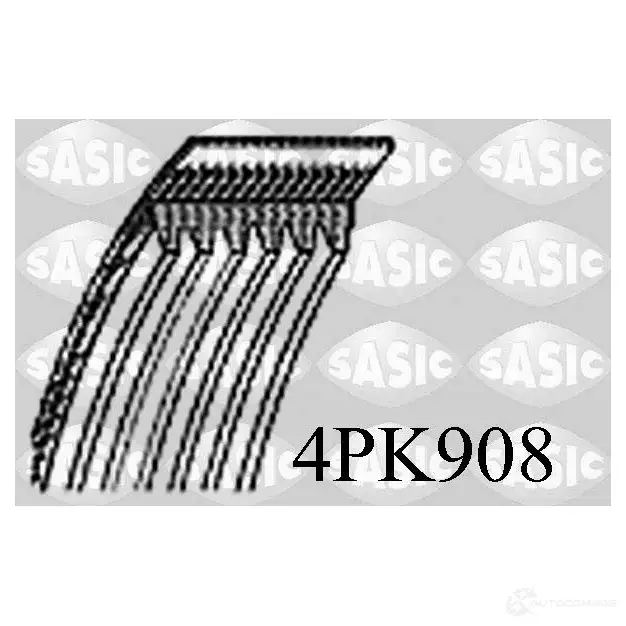 Приводной ремень поликлиновой SASIC 4PK908 1424758215 TCEHXM 4 PK908 изображение 0