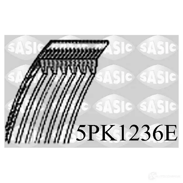 Приводной ремень поликлиновой SASIC RHZL X8 1437839489 5PK1236E изображение 0