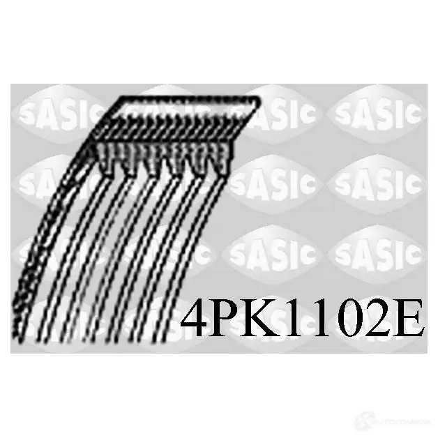 Приводной ремень поликлиновой SASIC 4PK1102E 1424758177 4 PK1102 GRC7L