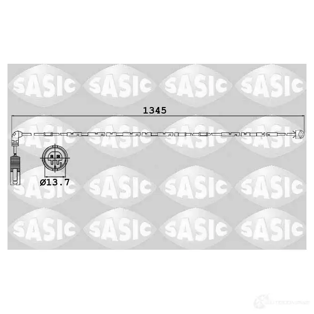 Датчик износа тормозных колодок SASIC C3Q5A 3 6236012 3660872450180 1222362579