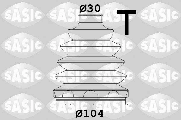 Пыльник шруса SASIC 2BG QT 1440463077 1900028
