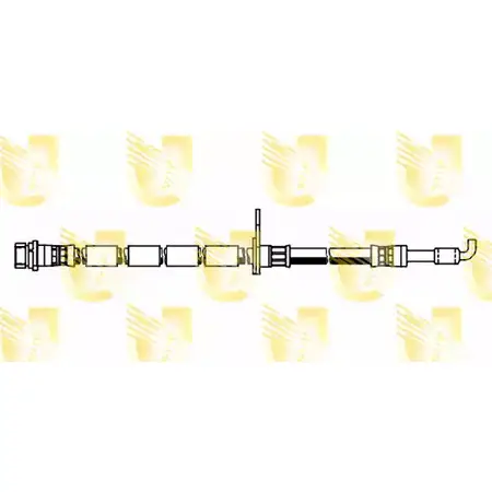 Тормозной шланг UNIGOM 3907650 MAE7GI YUBL N 378639