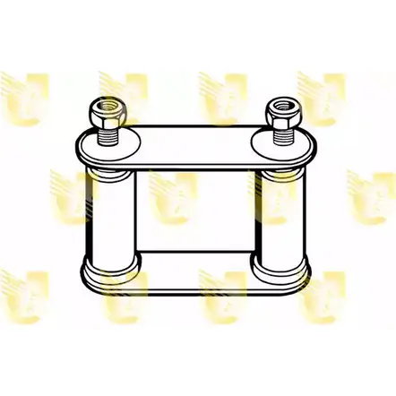 Подвеска, листовая рессора UNIGOM XFYT8Q 3907927 390042 8OVS1 SS
