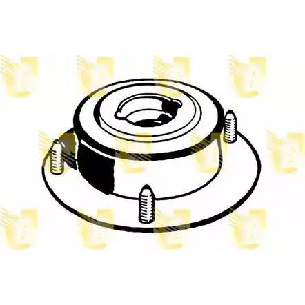 Опора амортизатора UNIGOM 390075 3907955 ZK6S92 WZY 0UH8