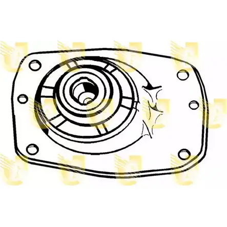 Опора амортизатора UNIGOM 3908045 IRJN 3V 390185 1RRDK69 изображение 0