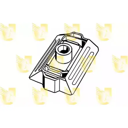 Подушка двигателя, опора UNIGOM 68Y4Q43 3909893 396140 QA XR2K