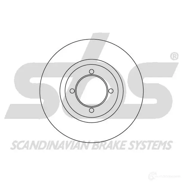 Тормозной шланг SBS J 1982X 13308545193 2387095 изображение 0