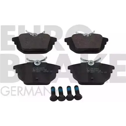 Тормозные колодки, дисковые, комплект EUROBRAKE WVA 23177/14,4 3937154 5502221019 UP1A31P изображение 0