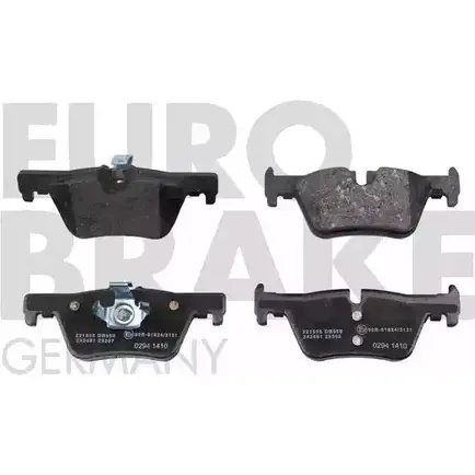 Тормозные колодки, дисковые, комплект EUROBRAKE 5502221555 Y Y7OF 3937224 QILTM изображение 0