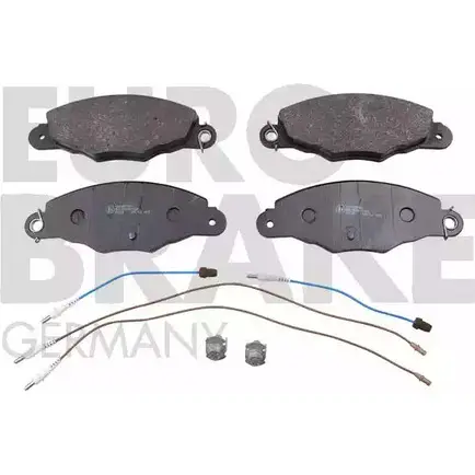 Тормозные колодки, дисковые, комплект EUROBRAKE WVA 23135 5502221921 3937242 C48IR изображение 0