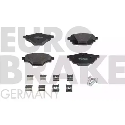 Тормозные колодки, дисковые, комплект EUROBRAKE 5502221976 3937289 B5R7N MO HB1 изображение 0