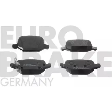 Тормозные колодки, дисковые, комплект EUROBRAKE 4 GD80G0 XR62P 5502222398 3937412 изображение 0