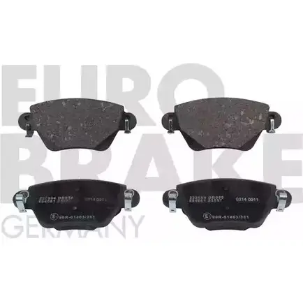 Тормозные колодки, дисковые, комплект EUROBRAKE 3937444 TR5RHI 5502222554 WVA 23557/16,8