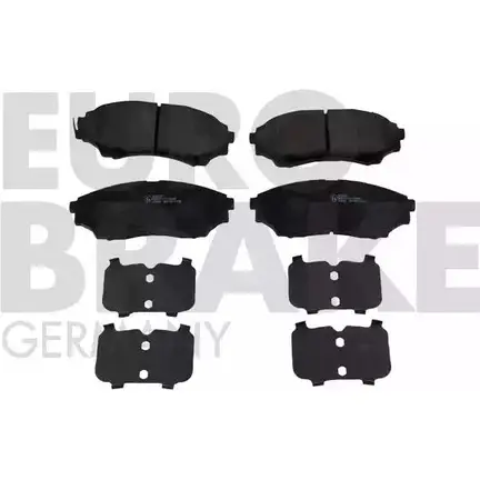 Тормозные колодки, дисковые, комплект EUROBRAKE ZU8A XY EYIWN 5502222574 3937464