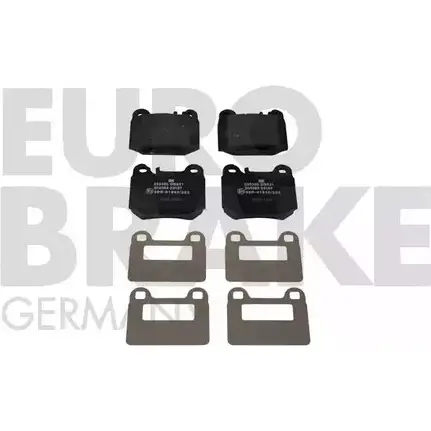 Тормозные колодки, дисковые, комплект EUROBRAKE 5502223350 WVA 23157/15,3 WNOXAF 3937609 изображение 0