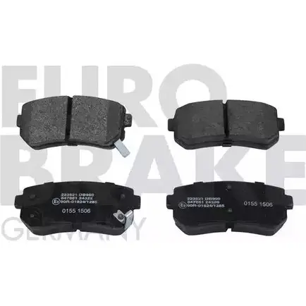 Тормозные колодки, дисковые, комплект EUROBRAKE J IBVIM4 5502223521 ZTQK51 3937693 изображение 0