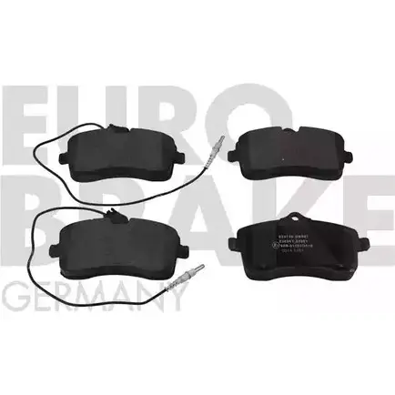 Тормозные колодки, дисковые, комплект EUROBRAKE P2CCUJ9 3937777 5502223750 M4M 47V