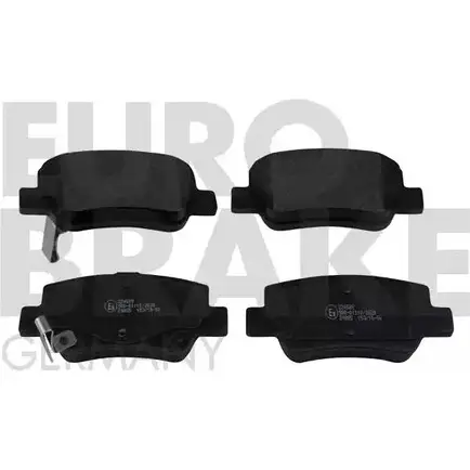 Тормозные колодки, дисковые, комплект EUROBRAKE 5502224589 3937943 NEHFXT TM VI1