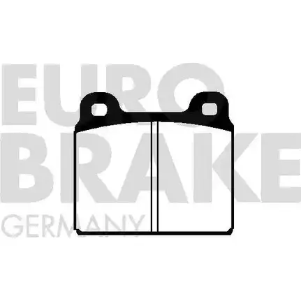 Тормозные колодки, дисковые, комплект EUROBRAKE WVA 20011/19 5502224706 3937955 BP6H4R изображение 0