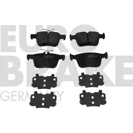 Тормозные колодки, дисковые, комплект EUROBRAKE 3937973 55022247114 X AQMZ UNIUME