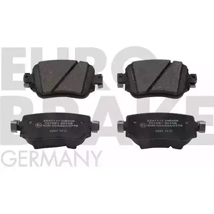 Тормозные колодки, дисковые, комплект EUROBRAKE 55022247117 U2 7BQ8 3937976 A4ZP12