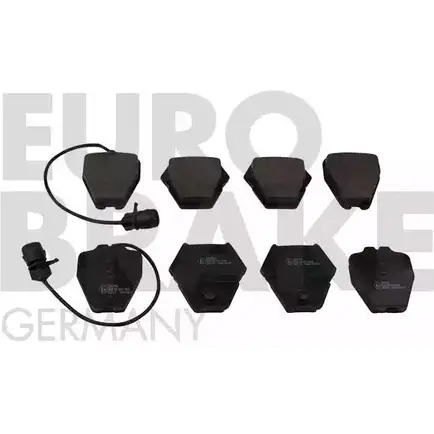 Тормозные колодки, дисковые, комплект EUROBRAKE 3938032 VVHC8 5502224776 WVA 23119 изображение 0