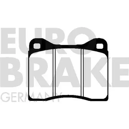 Тормозные колодки, дисковые, комплект EUROBRAKE 3938172 EFMSBMK 5502229904 WVA 20092/15 изображение 0