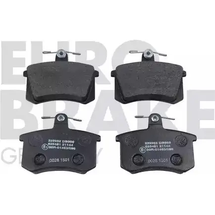 Тормозные колодки, дисковые, комплект EUROBRAKE 3938187 C3TTY WVA 20598/16.5 5502229952 изображение 0