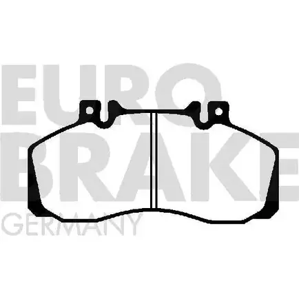 Тормозные колодки, дисковые, комплект EUROBRAKE 3938210 31KJUQ 29 065 5502229976 изображение 0
