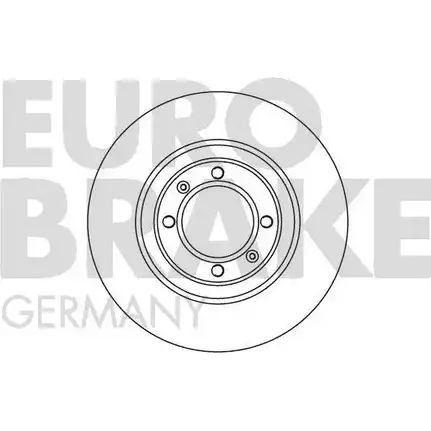 Тормозной диск EUROBRAKE 3938222 5815201006 SZ18 C 9JGH5 изображение 0