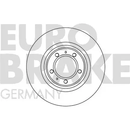 Тормозной диск EUROBRAKE 5815201015 TL8F8 3938230 LOSJQ 6C изображение 0