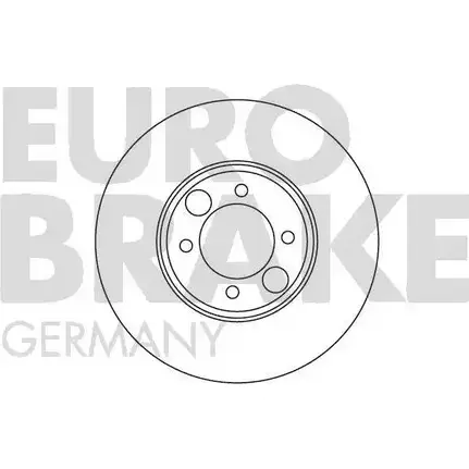 Тормозной диск EUROBRAKE WDKEXRO 3938253 7 WMRU 5815201216 изображение 0