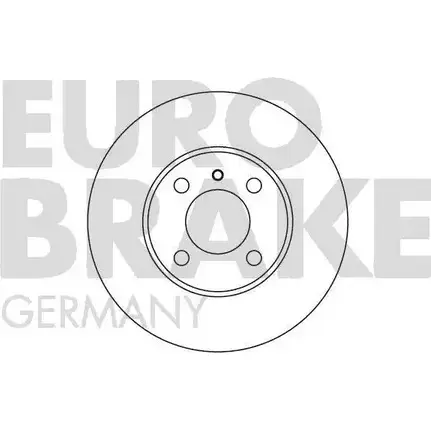 Тормозной диск EUROBRAKE HK2XWZP 5815201501 PZC3L 6 3938265 изображение 0