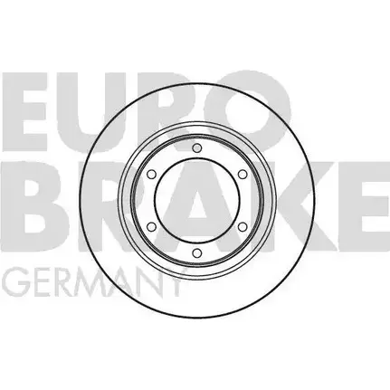 Тормозной диск EUROBRAKE ZMJB9J 5815201901 9UK989 P 3938354 изображение 0