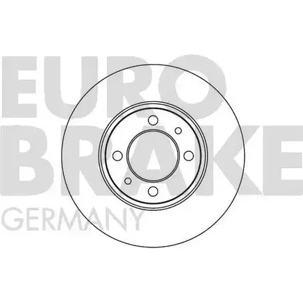 Тормозной диск EUROBRAKE 3938463 Z 723GV HD7BY6 5815202305 изображение 0