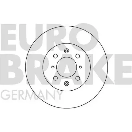Тормозной диск EUROBRAKE 5815202648 3938639 HY GNK HJVW7E изображение 0