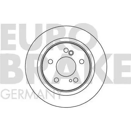 Тормозной диск EUROBRAKE 5815203326 3938835 A CAH9Q RCHJP изображение 0