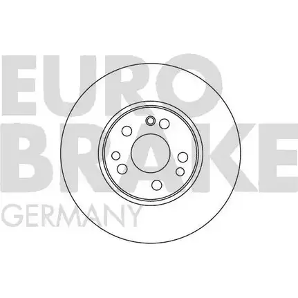Тормозной диск EUROBRAKE ZISWG0U 3938856 358 DDM 5815203350 изображение 0