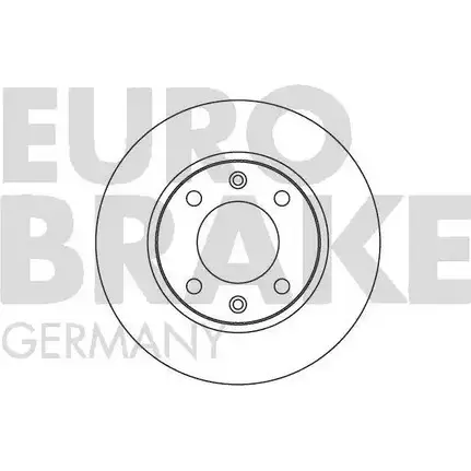 Тормозной диск EUROBRAKE GOWMP 5815203718 3939062 0M 7ZOX8 изображение 0