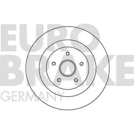 Тормозной диск EUROBRAKE 456OFX 3G N68 3939140 5815203952 изображение 0