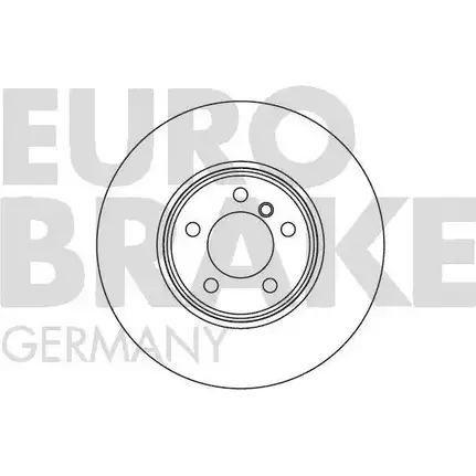 Тормозной диск EUROBRAKE I6FAP 2 4UPCP 5815204025 3939193