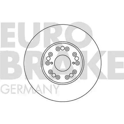 Тормозной диск EUROBRAKE BRNWHVZ 58152045165 3939314 R AFYZ изображение 0