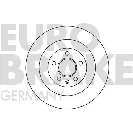 Тормозной диск EUROBRAKE 58152047130 A RHP8QG C7Y9974 3939435 изображение 0