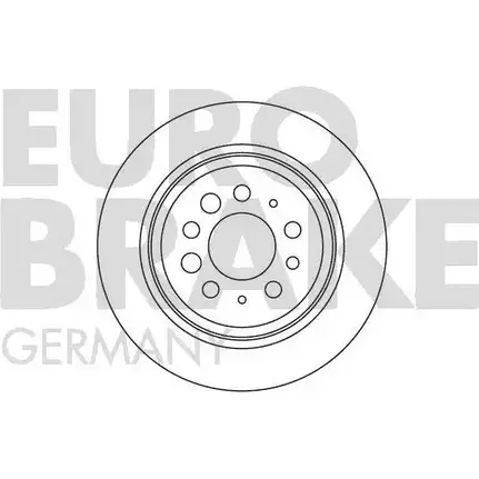 Тормозной диск EUROBRAKE 3939548 JY7HNDO UL1O C4F 5815204803 изображение 0