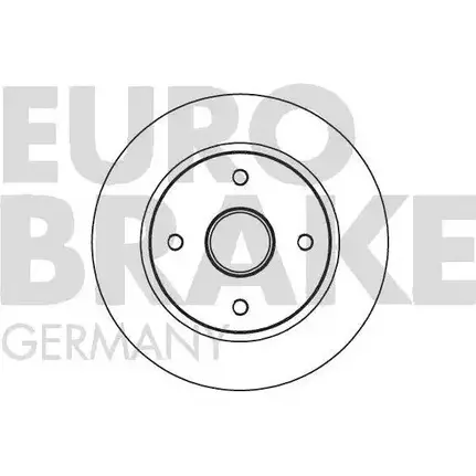 Тормозной диск EUROBRAKE 5815204836 3939568 JJP 7W 7SKFTR7 изображение 0
