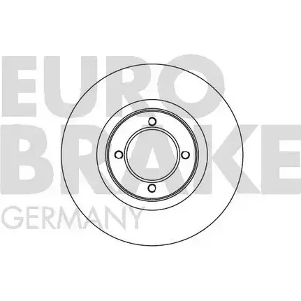 Тормозной диск EUROBRAKE 5815209909 LBYE5GF 3939706 6 RX2P изображение 0